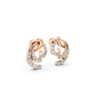 Swirl Bloom 925 Silver Earrings