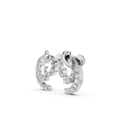 Swirl Bloom 925 Silver Earrings
