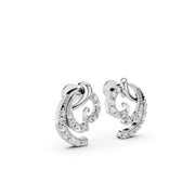 Swirl Bloom 925 Silver Earrings
