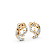 Swirl Bloom 925 Silver Earrings