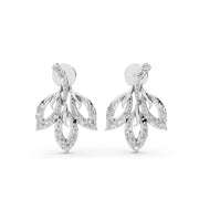 Leaf Cascade 925 Silver Earrings