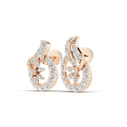 Floral Glow 925 Silver Earrings