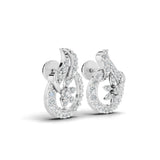 Floral Glow 925 Silver Earrings