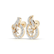 Floral Glow 925 Silver Earrings