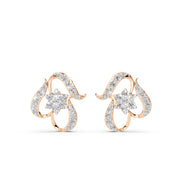 Blossom Curve 925 Silver Earrings