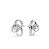 Blossom Curve 925 Silver Earrings