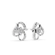 Blossom Curve 925 Silver Earrings