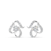 Blossom Curve 925 Silver Earrings
