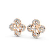 Clover Sparkle 925 Silver Earrings