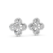 Clover Sparkle 925 Silver Earrings