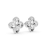 Clover Sparkle 925 Silver Earrings