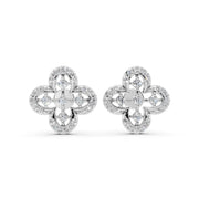 Clover Sparkle 925 Silver Earrings