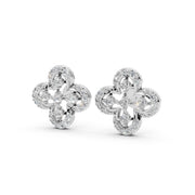 Clover Sparkle 925 Silver Earrings