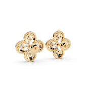 Clover Sparkle 925 Silver Earrings