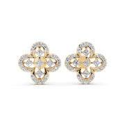 Clover Sparkle 925 Silver Earrings