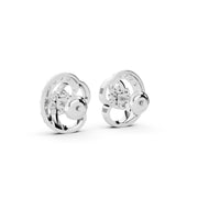 BloomCurl 925 Silver Earrings
