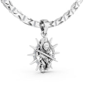 Premium 925 Silver Divine Warrior Pendant