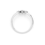 Snowflake Radiance Diamond-Cut Ring