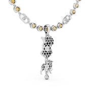 Shreenathji pendent with tulsi para chain