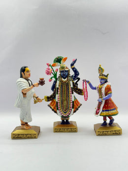 Resin Art Shreenathji – Yamunaji – Mahaprabhuji Idol Set