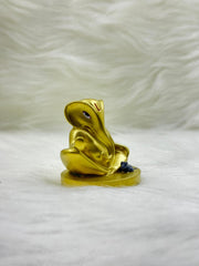 Golden Ganesha Resin Idol – Handcrafted Spiritual Décor for Home & Office