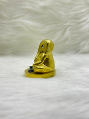 Golden Ganesha Resin Idol – Handcrafted Spiritual Décor for Home & Office