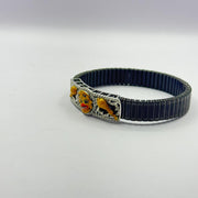 Sarangpur Hanumanji Black Beaded Bracelet with Enamel Work