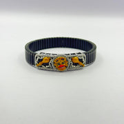 Sarangpur Hanumanji Black Beaded Bracelet with Enamel Work