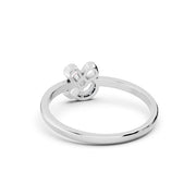 925 Silver Pink Sparkle Floral Ring – By Myra 925 Sterling Silver Jewellery