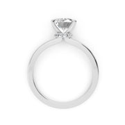 925 Sterling Silver Oval Solitaire Ring