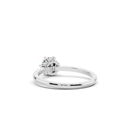 925 Sterling Silver Round Solitaire Ring