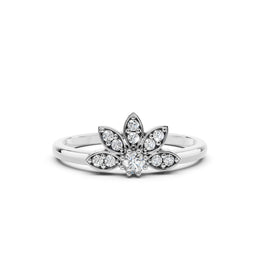 925 Silver Petal Blossom Ring – By Myra 925 Sterling Silver Jewellery