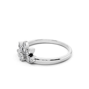 925 Silver Petal Blossom Ring – By Myra 925 Sterling Silver Jewellery