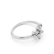 925 Silver Leaf Elegance Ring – By Myra 925 Sterling Silver Jewellery