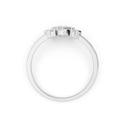 925 Silver Floral Sparkle Ring – By Myra 925 Sterling Silver Jewellery