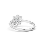 925 Silver Floral Sparkle Ring – By Myra 925 Sterling Silver Jewellery